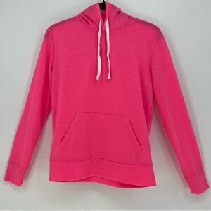 U&I Hoodie Womens Junior Small Pink Kangaroo Pocket Light Weight Long Sleeve
